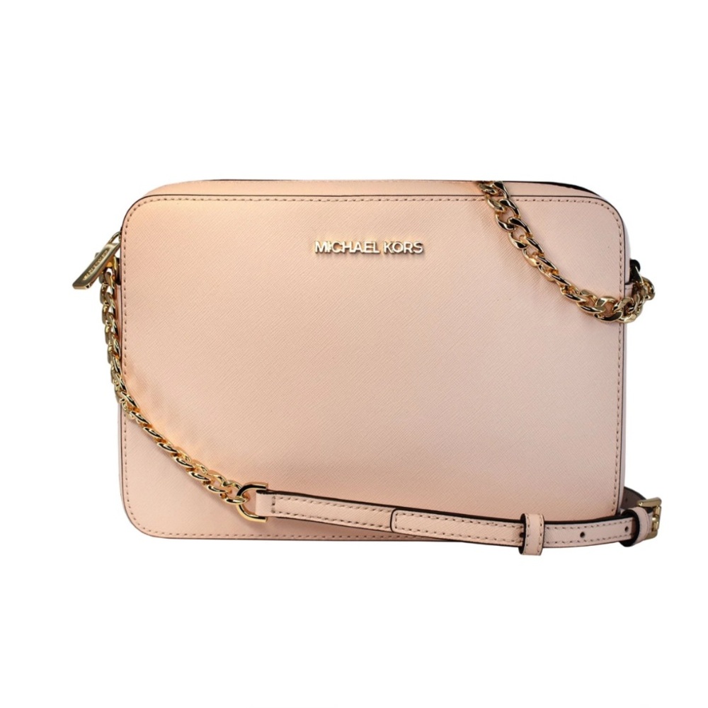 Michael Kors Saffiano Leather East West Crossbody-Blush